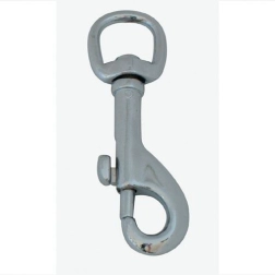 Mosquetón giratorio 60 × 10 mm, cromo, 10 uds