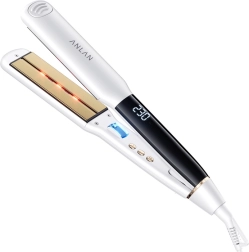 Plancha de pelo ionizadora con tecnología infrarroja ANLAN