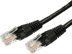 Cable de red RJ45 UTP Cat 5e 1,5 m negro