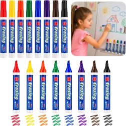 Set de rotuladores de colores para pizarra - 8 unidades