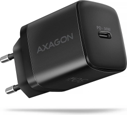 Cargador de red USB‑C 30W con carga rápida PD 3.0/QC – negro