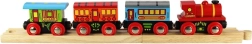 Bigjigs Rail tren de pasajeros con 2 vías