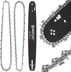 Juego para motosierra de 18" – espada guía y 2 cadenas 0,325"