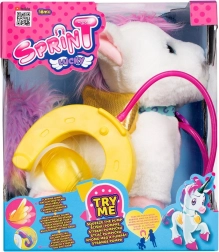 Unicornio de peluche interactivo Lucky con correa SPIRIT