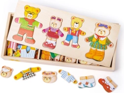 Bigjigs Toys puzzle de vestir Familia de Osos