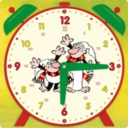 Reloj cuadrado de práctica Mix de títulos