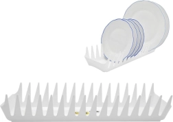 Escurreplatos de plástico para platos 39 cm blanco