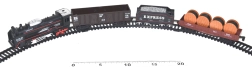 Set de tren con efectos de luz 122 × 68 cm