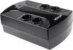Fuente de alimentación ininterrumpida UPS 850 VA line-interactive, 4× Schuko, LED