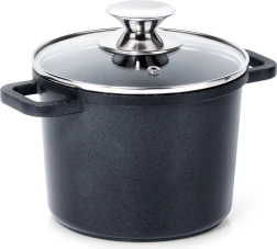 Cacerola alta de granito con tapa de vidrio 2 l GRANDE