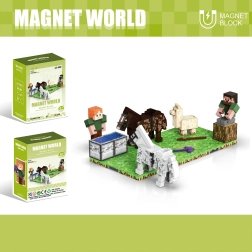 Set de construcción Magnet World Paradas de correo