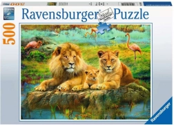 Puzzle Ravensburger Leones en la sabana 500 piezas