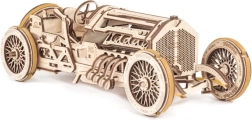 Ugears rompecabezas mecánico de madera 3D U9 coche de carreras Grand Prix
