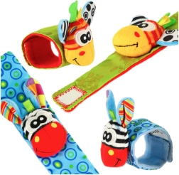 Sonajeros de muñeca para bebés – set de 2 unidades