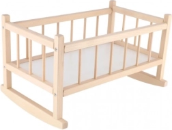Cuna de madera para muñecas