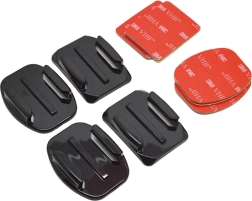 Set de adhesivos y soportes J-Hook para cámaras deportivas Telesin