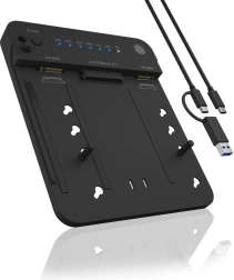 Estación de acoplamiento clonadora IB-2915MSCL-C31 para M.2 NVMe y SATA SSD/HDD