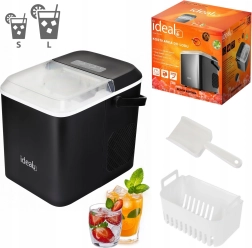 Fabricador de hielo IDEAL 12 kg, hielo triturado y cubitos, 100 W