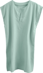 Poncho de muselina New Baby Mommy menta S/M