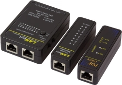 Probador de cables de red con PoE
