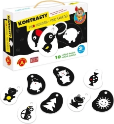 Alexander Contrastes – tarjetas de estimulación en blanco y negro para bebés