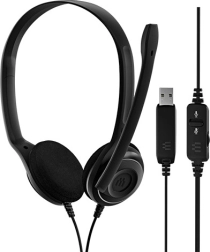 Auriculares estéreo USB EPOS con micrófono con cancelación de ruido