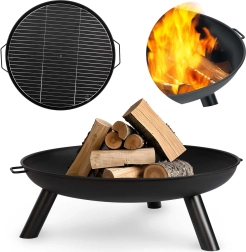 Brasero de jardín con parrilla 60 cm BERDSEN