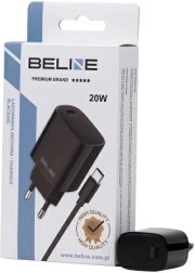 Cargador de pared 20W USB‑C + cable USB‑C – Blanca