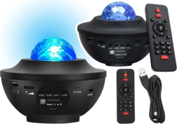 Proyector de estrellas LED con altavoz Bluetooth y mando a distancia