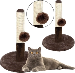 Rascador torre para gatos marrón oscuro 40 cm x 30 cm
