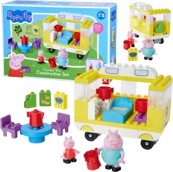 Juego de construcción Autocaravana PEPPA PIG – acampada con papá, 52 piezas