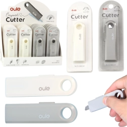 Mini cúter retráctil para papel y film, compacto