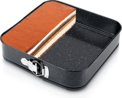 Molde cuadrado desmontable de granito 28 × 28 × 6,8 cm