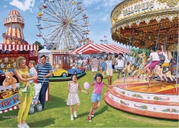Puzzle Ravensburger Vintage Fairground Fun, 1000 piezas