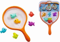 Cachalote con pececitos de colores