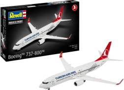 Maqueta de plástico del avión Boeing 737-800 de Turkish Airlines 1/144