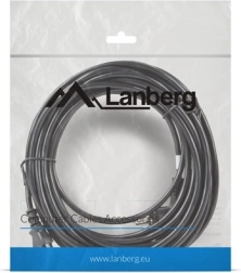 Cable de alimentación LANBERG CEE 7/7 – IEC 320 C13, VDE, 10 m, negro