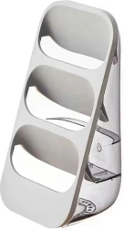 Escurridor de cubiertos con organizador, 3 compartimentos