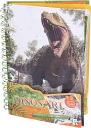 Libros para colorear con láminas de dinosaurios DinosArt