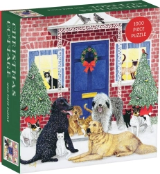Puzzle de casita navideña 1000 piezas