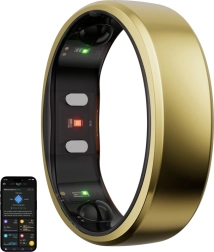 Anillo inteligente RingConn Gen 2 – dorado, talla 12