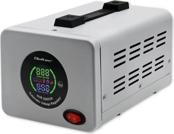 Estabilizador automático de tensión 2000 VA Qoltec con pantalla LCD