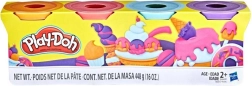 Plastilina Play-Doh, set de 4 botes, 448 g – Dulce