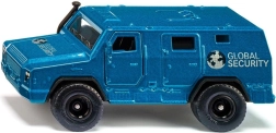 Transportador de seguridad metálico Global Security – coche blindado azul