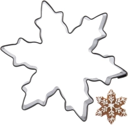 Cortador metálico copo de nieve 5,5 cm