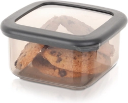 Caja cuadrada para alimentos secos con tapa 400 ml