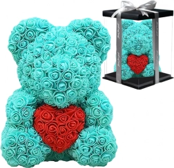 Osito de rosas 40 cm – set de regalo para San Valentín