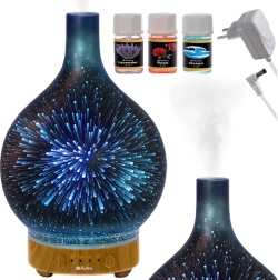 Difusor de aromas ultrasónico y humidificador de aire 200 ml RUHHY