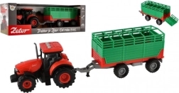Tractor Zetor con remolque de plástico 36 cm con luz y sonido