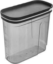 Recipiente para alimentos secos con dosificador GREY 1,8 l